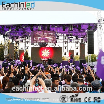 Pantalla de video P8 p8 Pantalla LED ultra delgada al aire libre Pantalla LED de alquiler para exteriores pequeña